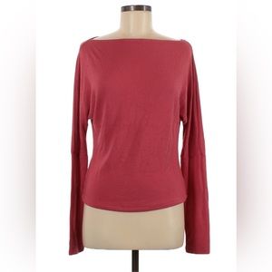 Stella & Dot Medium rose colored boat neck sweater